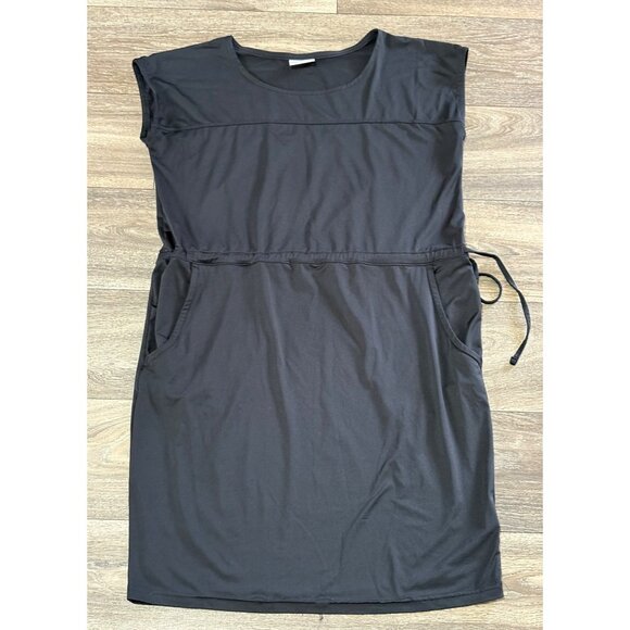 COLUMBIA WOMENS S PERFORMANCE BLACK DRESS ADJUSTABLE WAIST POCKETS LIGHTWEIGHT - Picture 1 of 8